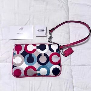 Coach Multicolor Wristlet (NWT)